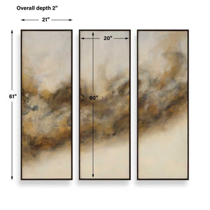 Smoke Break Hand Painted Canvases, S/3 - bold and creative art for unique interior décor | Image 7 | InSTYLE Home & Rugs