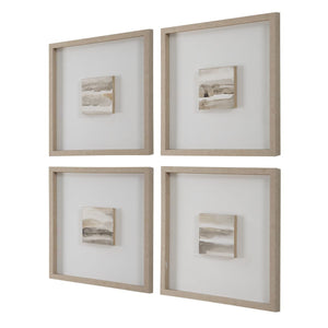 Studying Sepia Hand Painted Canvases, S/4 - bold and creative art for unique interior décor | Image 4 | InSTYLE Home & Rugs