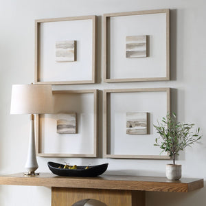 Studying Sepia Hand Painted Canvases, S/4 - bold and creative art for unique interior décor | Image 3 | InSTYLE Home & Rugs