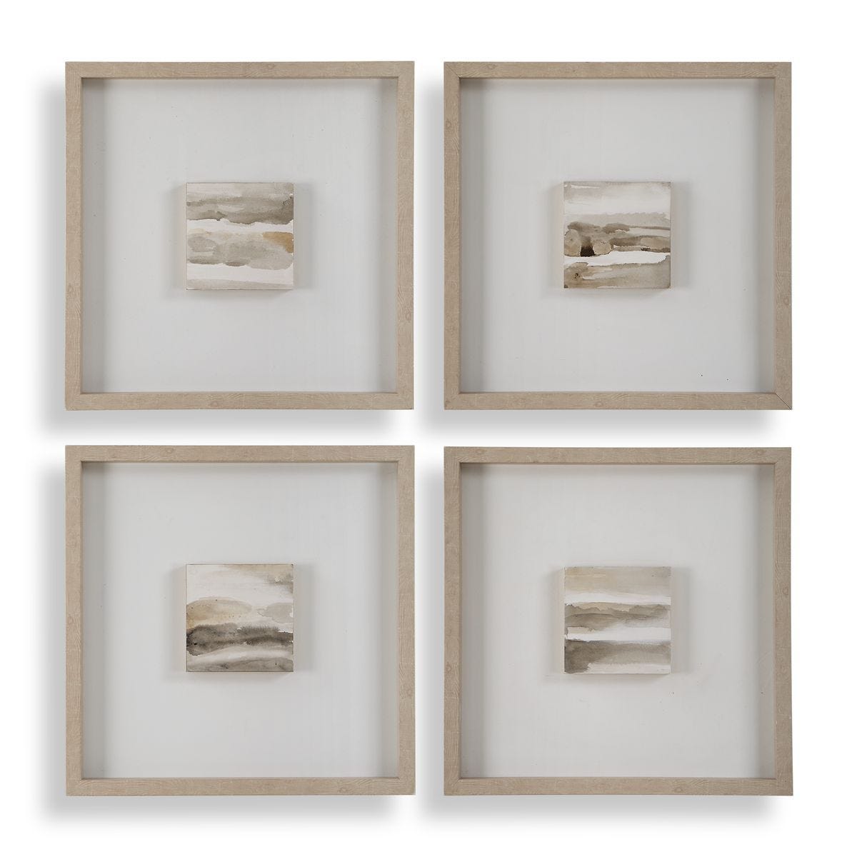 Studying Sepia Hand Painted Canvases, S/4 - bold and creative art for unique interior décor | Image 2 | InSTYLE Home & Rugs