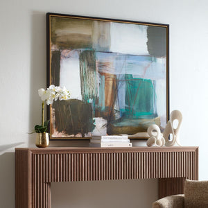 Green Fields Framed Canvas - timeless artwork that brings character to any space | Image 3 | InSTYLE Home & Rugs