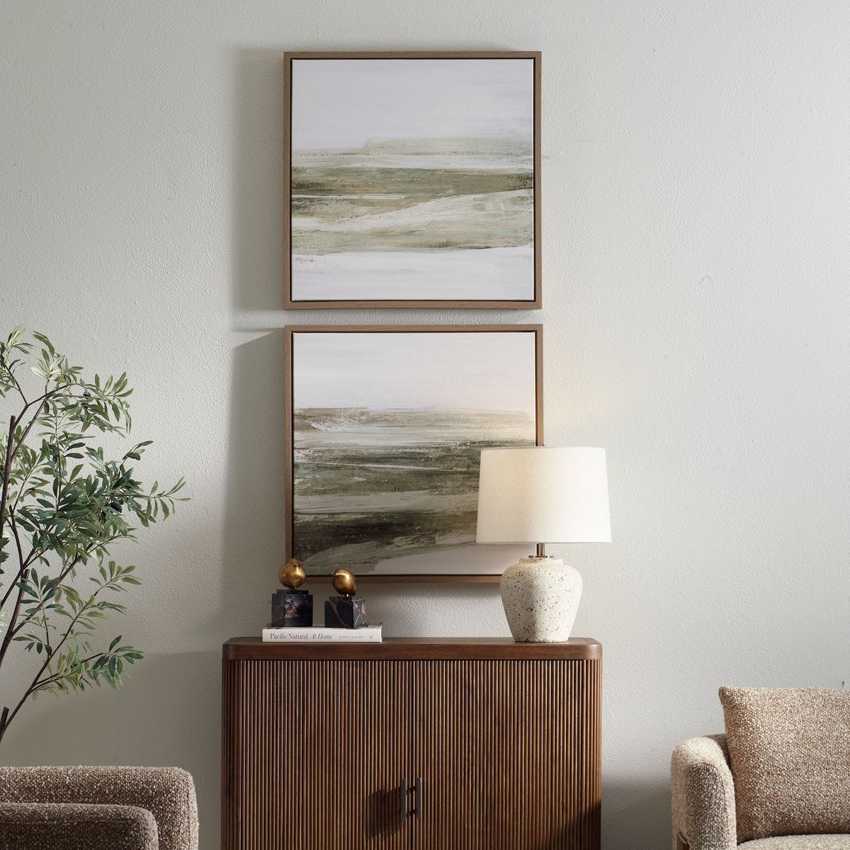 All Of A Sudden Framed Canvases, S/2 - bold and creative art for unique interior décor | Image 1 | InSTYLE Home & Rugs