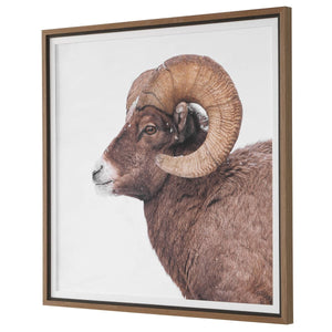 Big Horn Framed Print - eye-catching art pieces to enhance your home design | Image 4 | InSTYLE Home & Rugs