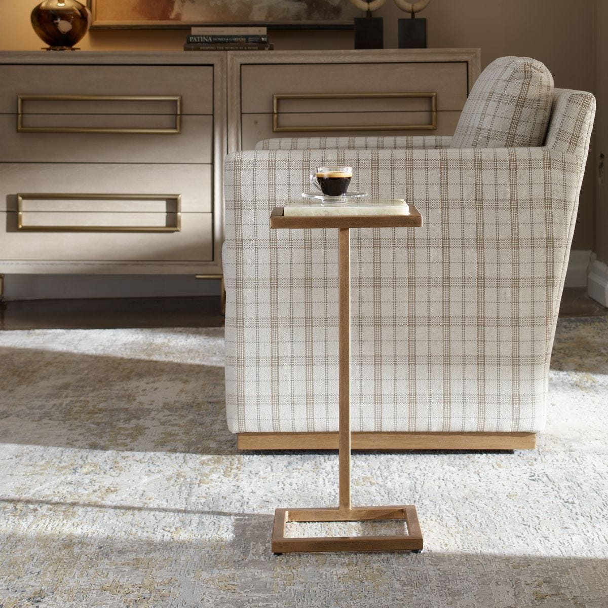 Gamora Drink Table - sleek design for modern homes | Image 2 | InSTYLE Home & Rugs