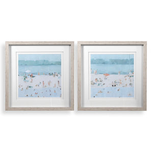 Sea Glass Sandbar Framed Prints, S/2 - timeless artwork that brings character to any space | Image 2 | InSTYLE Home & Rugs