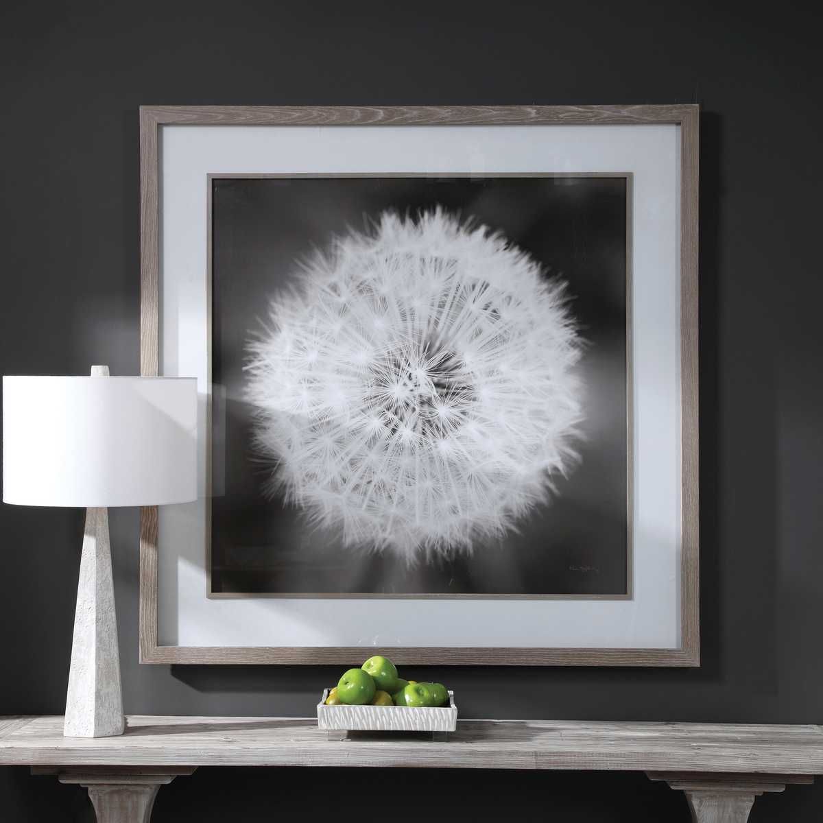 Dandelion Seedhead Framed Print - bold and creative art for unique interior décor | Image 1 | InSTYLE Home & Rugs