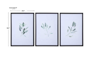 Simple Sage Framed Prints, S/3 - bold and creative art for unique interior décor | Image 7 | InSTYLE Home & Rugs