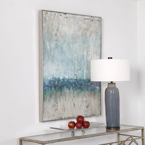 Tidal Wave Hand Painted Canvas - eye-catching art pieces to enhance your home design | Image 5 | InSTYLE Home & Rugs