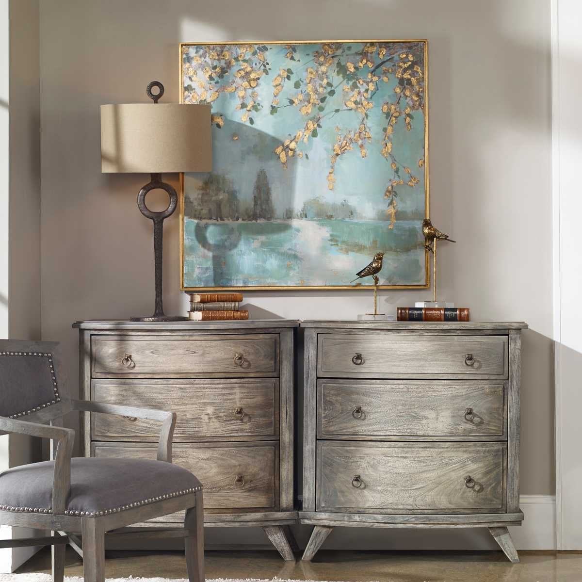Peaceful Hand Painted Canvas - eye-catching art pieces to enhance your home design | Image 1 | InSTYLE Home & Rugs