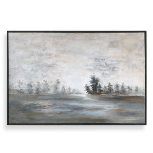 Evening Mist Hand Painted Canvas - bold and creative art for unique interior décor | Image 2 | InSTYLE Home & Rugs