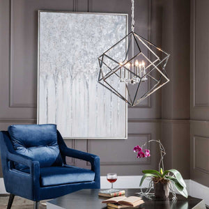 Strength In Numbers Hand Painted Canvas - eye-catching art pieces to enhance your home design | Image 3 | InSTYLE Home & Rugs