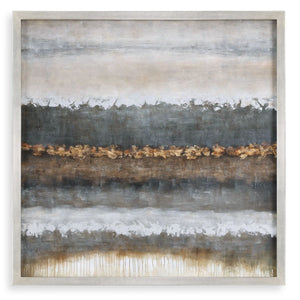 Layers Hand Painted Canvas - eye-catching art pieces to enhance your home design | Image 2 | InSTYLE Home & Rugs