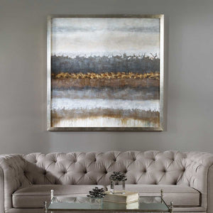 Layers Hand Painted Canvas - eye-catching art pieces to enhance your home design | Image 3 | InSTYLE Home & Rugs