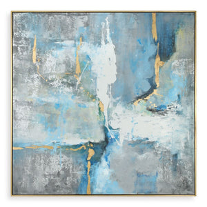 Meditation Hand Painted Canvas - timeless artwork that brings character to any space | Image 2 | InSTYLE Home & Rugs