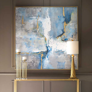 Meditation Hand Painted Canvas - timeless artwork that brings character to any space | Image 5 | InSTYLE Home & Rugs