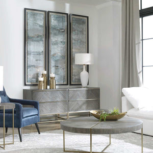 Ocean Swell Framed Prints, S/3, 3 Cartons - timeless artwork that brings character to any space | Image 1 | InSTYLE Home & Rugs