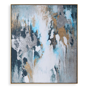 Stormy Seas Hand Painted Canvas - eye-catching art pieces to enhance your home design | Image 2 | InSTYLE Home & Rugs