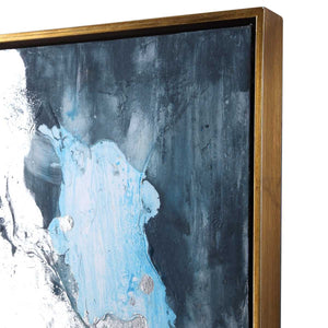 Stormy Seas Hand Painted Canvas - eye-catching art pieces to enhance your home design | Image 6 | InSTYLE Home & Rugs
