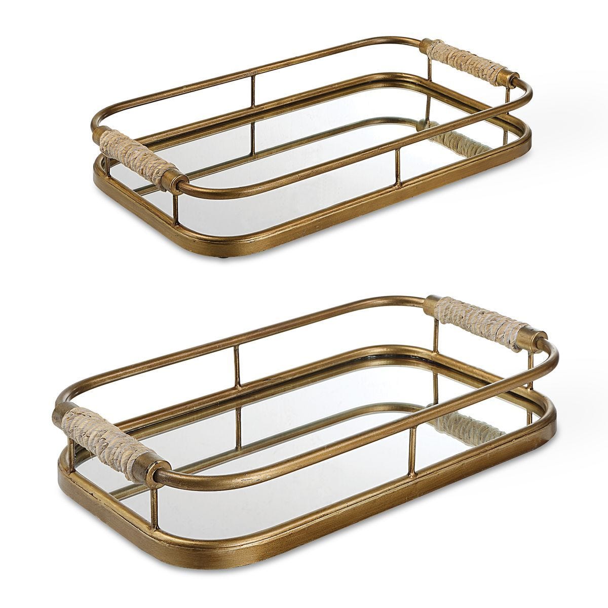 Rosea Trays, S/2 - stylish home accessories to complete your decor | Image 1 | InSTYLE Home & Rugs