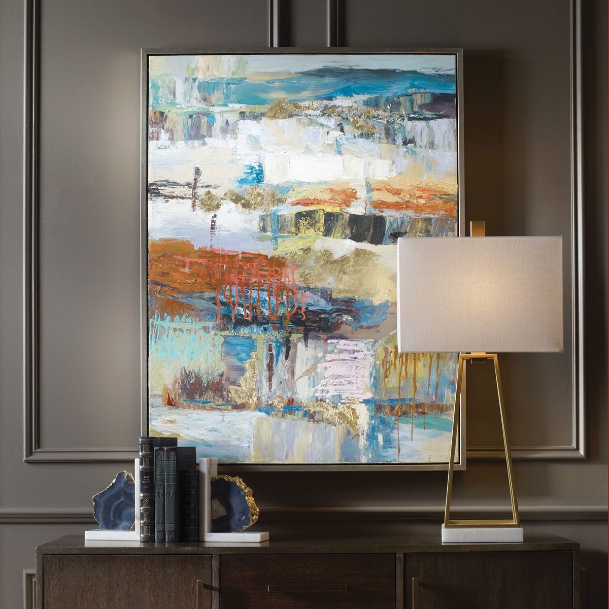 Fiesta Hand Painted Canvas - timeless artwork that brings character to any space | Image 1 | InSTYLE Home & Rugs