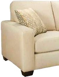 Superstyle Customizable L5002 3-Piece Leather Sectional and Loveseat