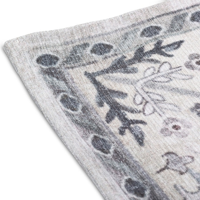 Sparx Distressed Beige Washable Transitional Rug - 5'x7'