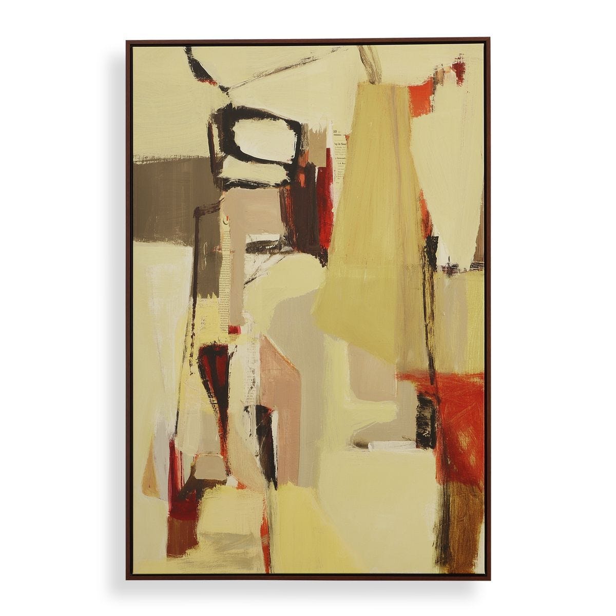 Peaches Framed Canvas - eye-catching art pieces to enhance your home design | Image 1 | InSTYLE Home & Rugs