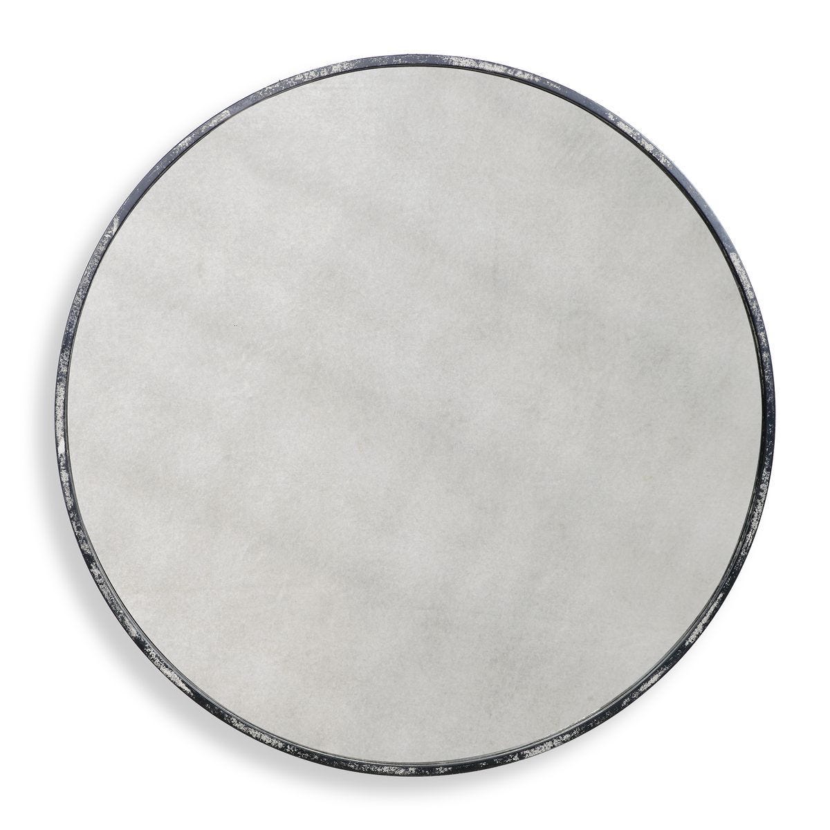 Junius Round Mirror, Antique White - available in various shapes, sizes, and frame styles | Image 1 | InSTYLE Home & Rugs