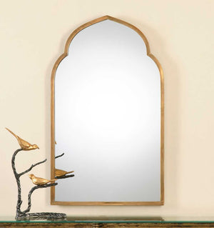 Kenitra Arch Mirror, Gold - available in various shapes, sizes, and frame styles | Image 5 | InSTYLE Home & Rugs