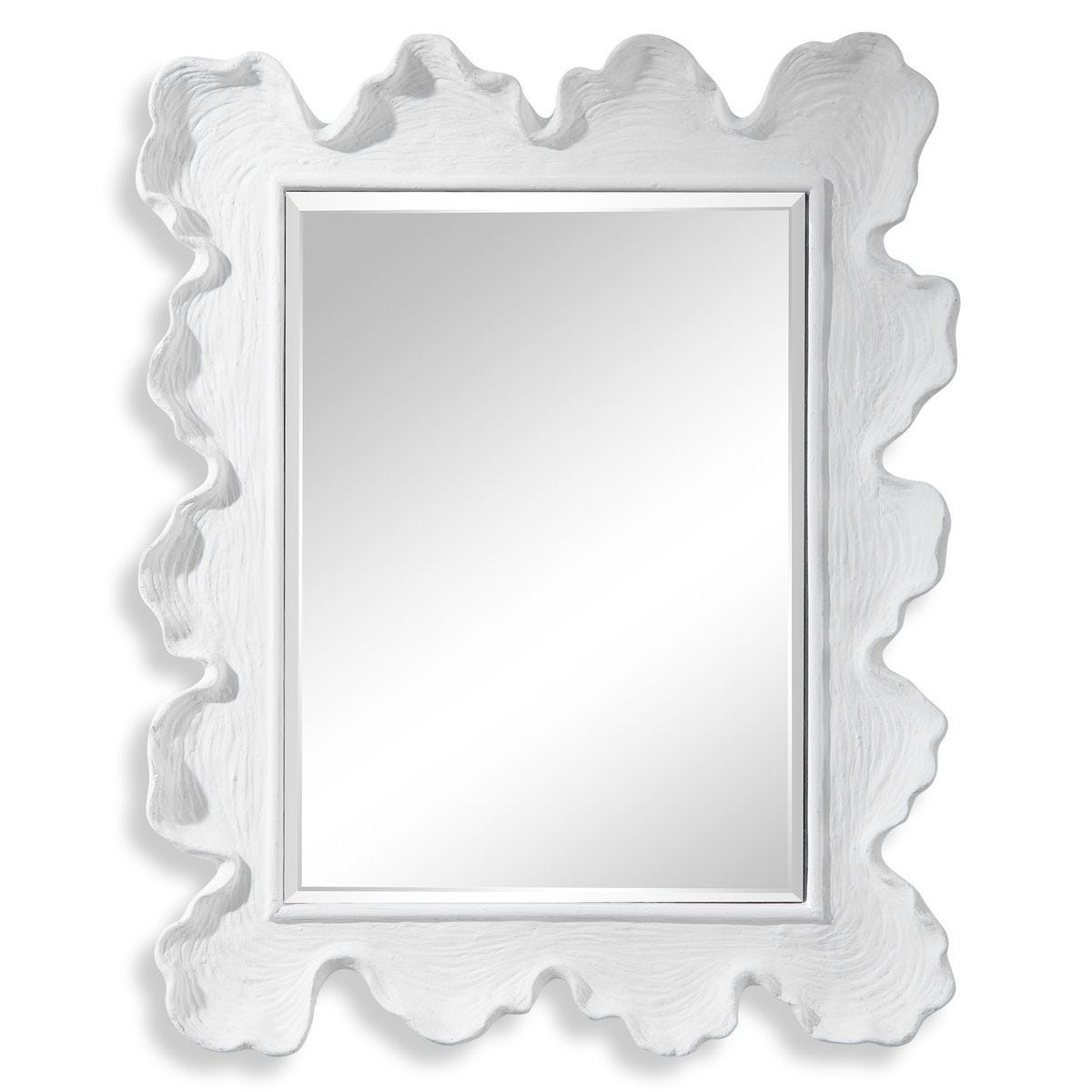 Sea Coral Mirror, White - available in various shapes, sizes, and frame styles | Image 1 | InSTYLE Home & Rugs