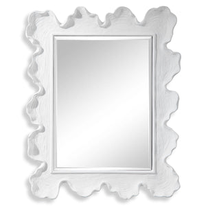 Sea Coral Mirror, White - available in various shapes, sizes, and frame styles | Image 1 | InSTYLE Home & Rugs