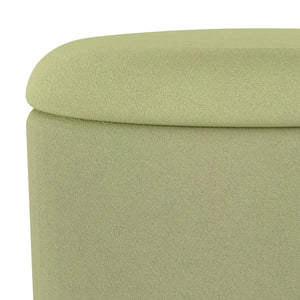 Alya Round Storage Ottoman - chic ottomans for living rooms | Image 6 | InSTYLE Home & Rugs