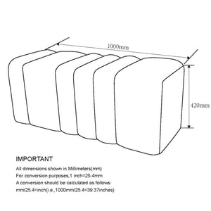 Rigel Large Ottoman Bench - comfortable ottomans for any room | Image 16 | InSTYLE Home & Rugs