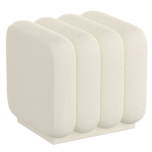 Rigel Small Square Ottoman - chic ottomans for living rooms | Image 2 | InSTYLE Home & Rugs