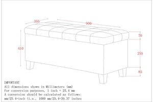 Winston Storage Ottoman Bench - perfect footrests with style | Image 9 | InSTYLE Home & Rugs
