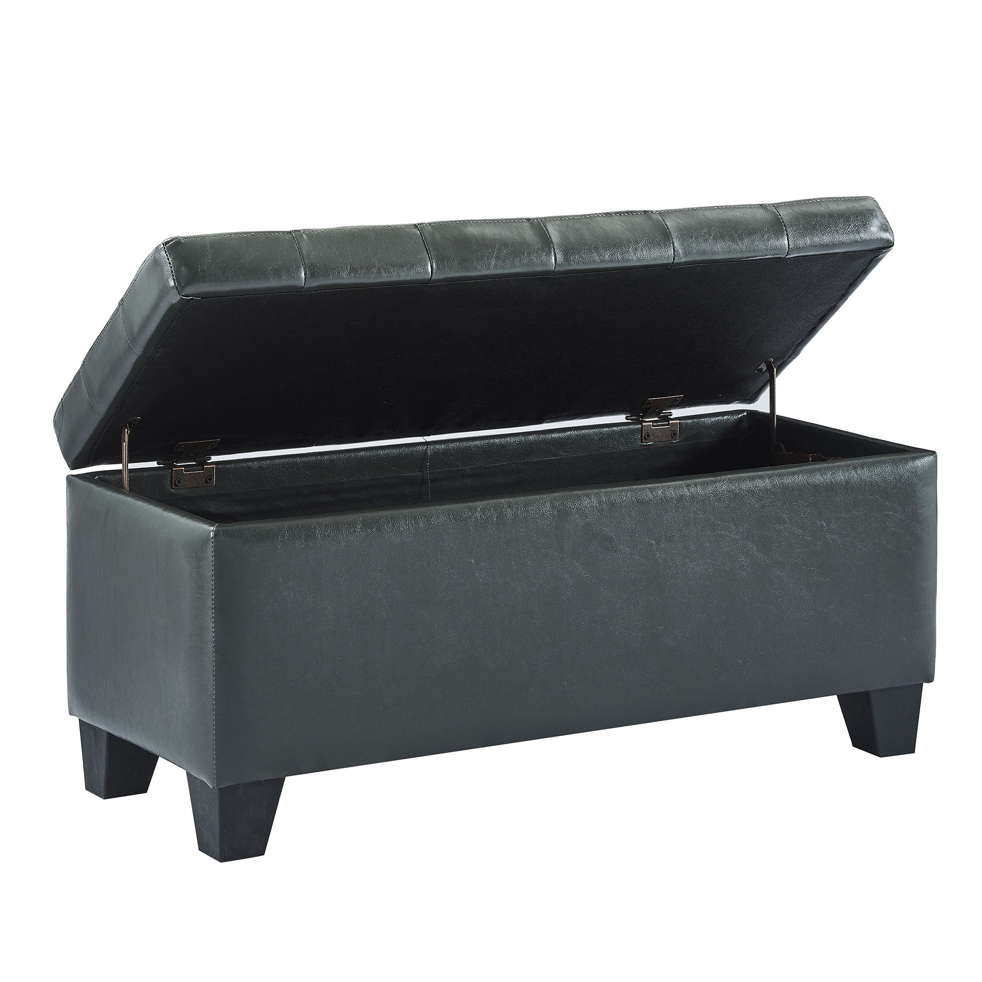 Winston Rectangular Storage Ottoman Bench - perfect footrests with style | Image 2 | InSTYLE Home & Rugs