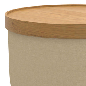 Betsy Round Storage Ottoman with Tray - perfect footrests with style | Image 15 | InSTYLE Home & Rugs