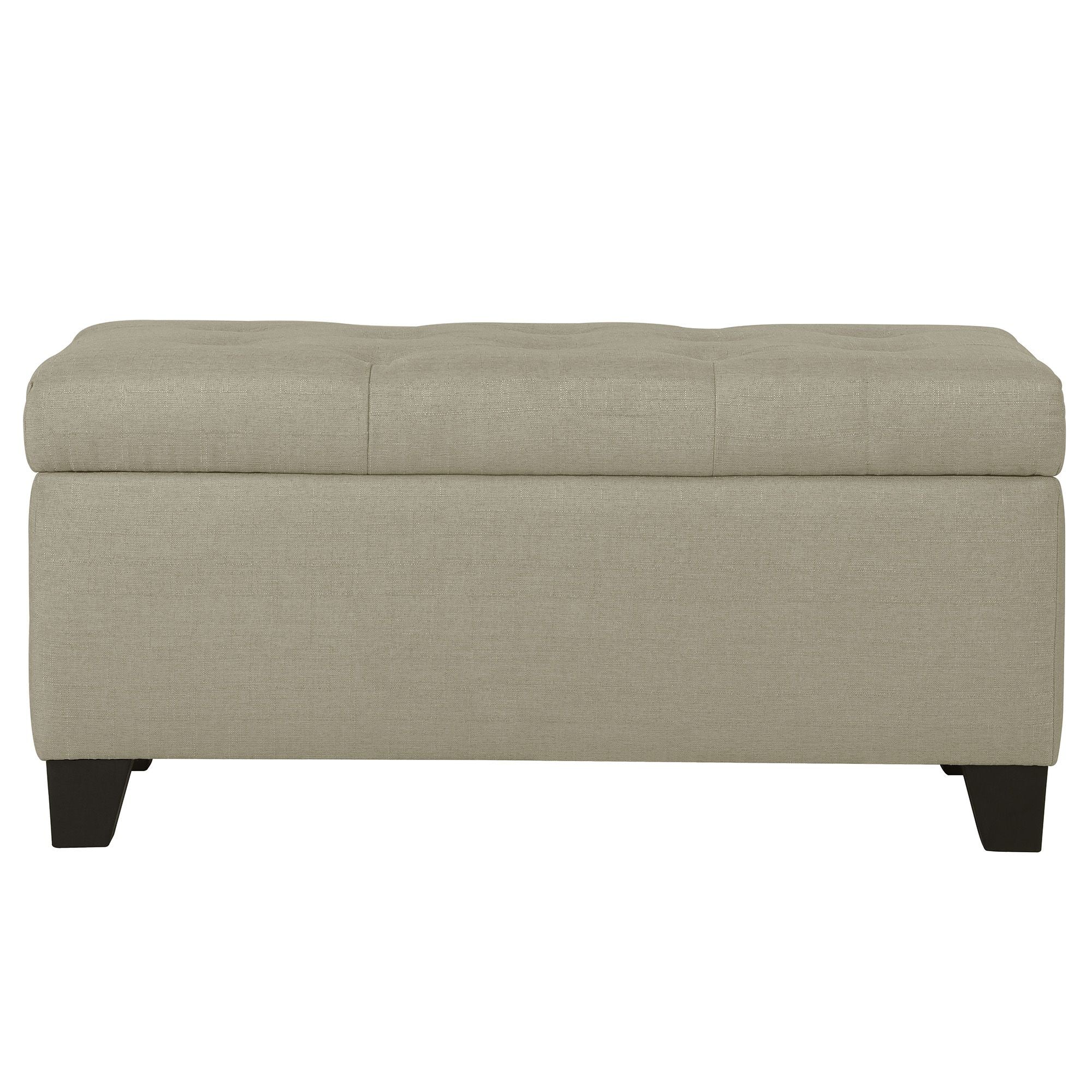Harper Rectangular Storage Ottoman Bench - chic ottomans for living rooms | Image 1 | InSTYLE Home & Rugs