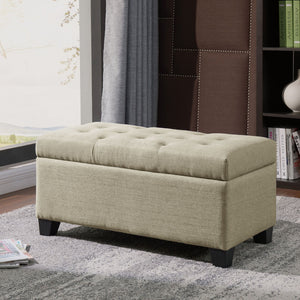 Harper Rectangular Storage Ottoman Bench - chic ottomans for living rooms | Image 3 | InSTYLE Home & Rugs