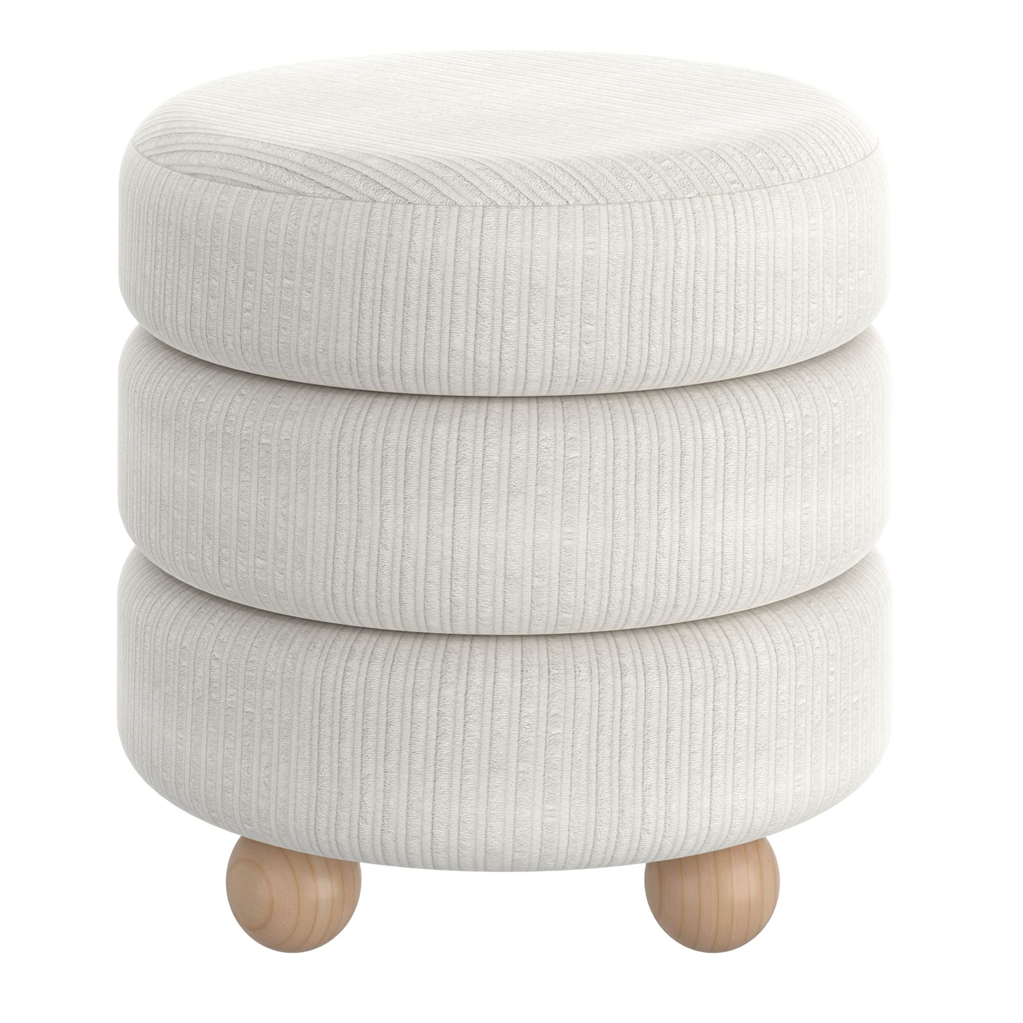 Willo Round Ottoman - perfect footrests with style | Image 2 | InSTYLE Home & Rugs