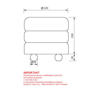 Willo Round Ottoman - perfect footrests with style | Image 17 | InSTYLE Home & Rugs