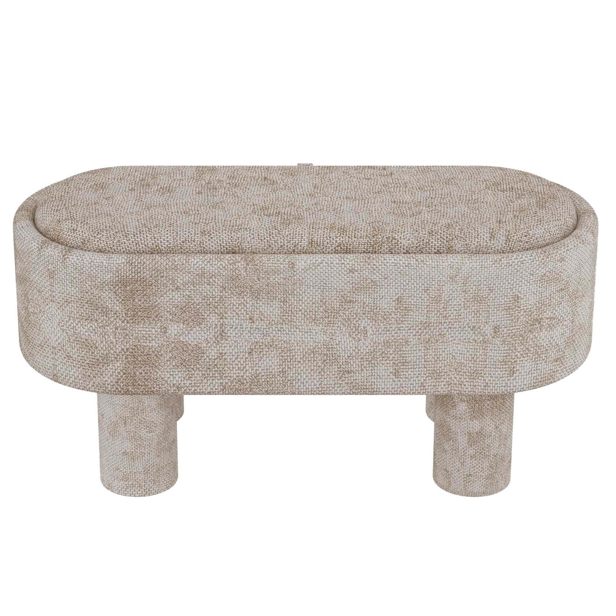 Sezron Storage Ottoman Bench - chic ottomans for living rooms | Image 1 | InSTYLE Home & Rugs
