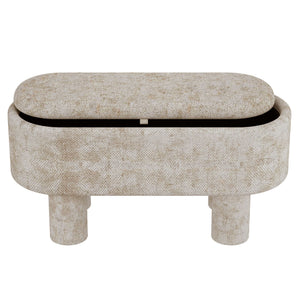 Sezron Storage Ottoman Bench - chic ottomans for living rooms | Image 4 | InSTYLE Home & Rugs