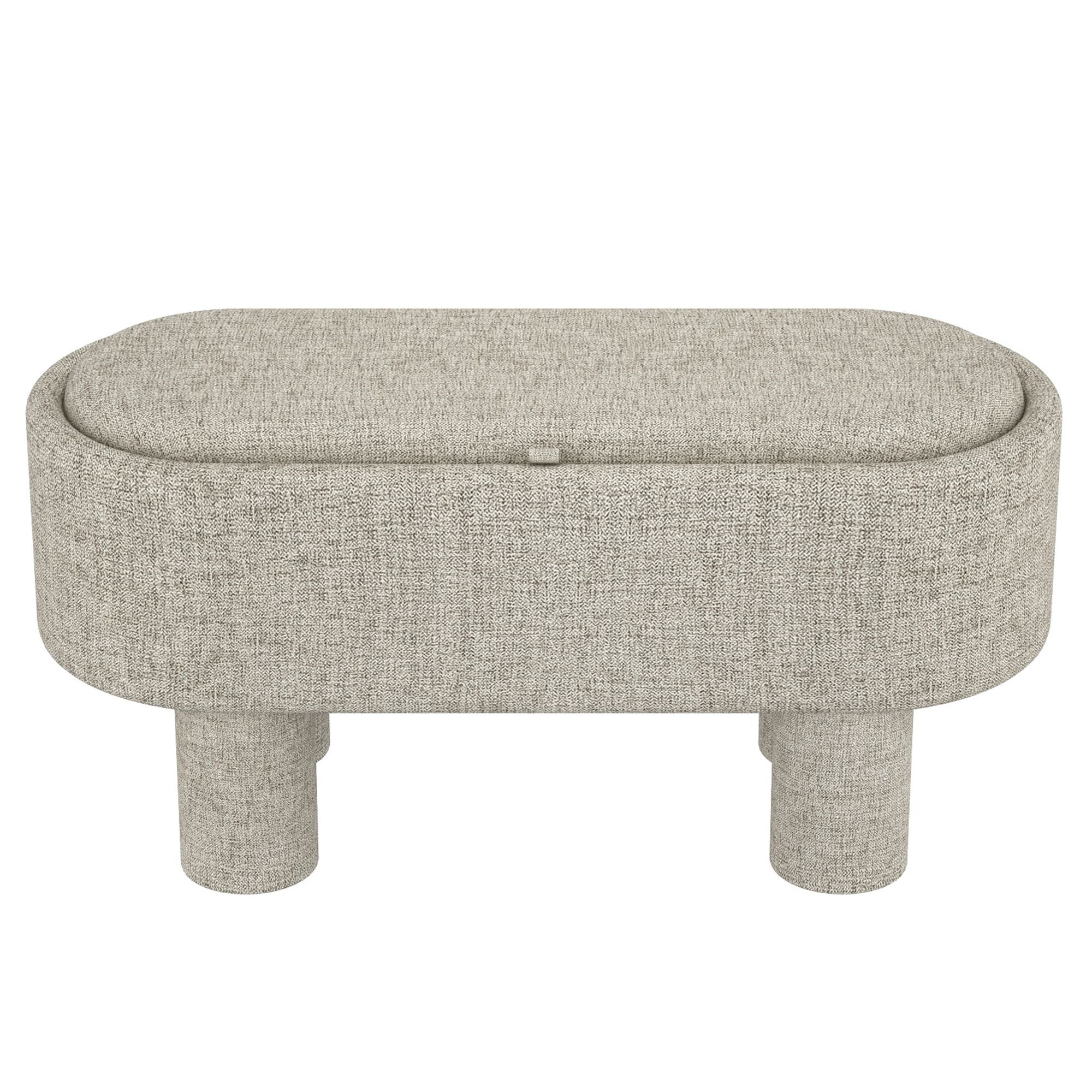 Sezron Storage Ottoman Bench - chic ottomans for living rooms | Image 2 | InSTYLE Home & Rugs