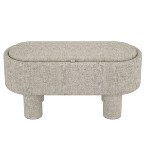 Sezron Storage Ottoman Bench - chic ottomans for living rooms | Image 2 | InSTYLE Home & Rugs
