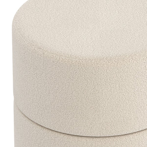 Novar Round Swivel Ottoman - chic ottomans for living rooms | Image 6 | InSTYLE Home & Rugs
