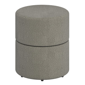 Novar Round Swivel Ottoman - chic ottomans for living rooms | Image 2 | InSTYLE Home & Rugs