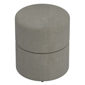 Novar Round Swivel Ottoman - chic ottomans for living rooms | Image 4 | InSTYLE Home & Rugs