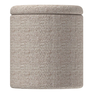 Dalia Round Storage Ottoman - chic ottomans for living rooms | Image 4 | InSTYLE Home & Rugs