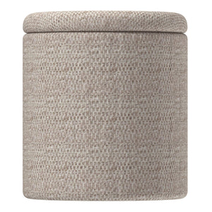 Dalia Round Storage Ottoman - chic ottomans for living rooms | Image 4 | InSTYLE Home & Rugs